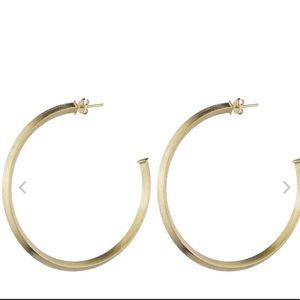 Shelia 18k gold hoops